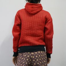 画像3: 50〜60's DACRON88 中綿入り キルティングスウェットフーディー SIZE38-40 (3)