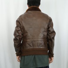 画像3: 70's "G-1 TYPE" レザーフライトジャケット SIZE40 (3)