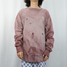 画像2: 90's USA製 REVERSE WEAVE TYPE "NEW ENGLAND..." プリントフェードスウェット XL (2)