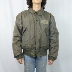 画像2: 70's U.S.AIR FORCE CWU-45/P "TYPE A" フライトジャケット XL (2)