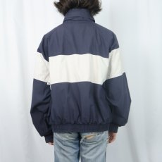 画像4: 80〜90's Burberrys' リバーシブル コットンジップジャケット NAVY XL (4)
