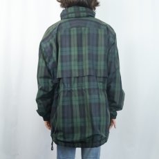 画像3: 90's POLO SPORT Ralph Lauren ブラックウォッチチェック柄 ライトシェル マウンテンパーカー L (3)