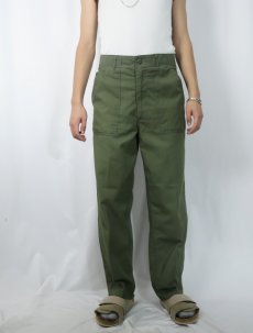 画像2: 70's U.S.ARMY コットン×ポリエステル ベイカーパンツ W31 (2)
