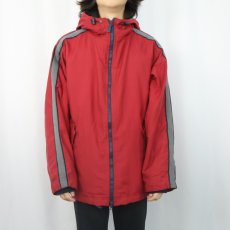 画像2: GAP 裏フリース ナイロンパーカー M (2)