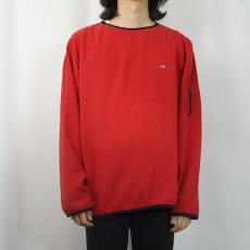画像2: 90's POLO SPORT Ralph Lauren USA製 ロゴ刺繍 フリースロンT XL (2)
