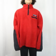 画像2: 90's POLO SPORT Ralph Lauren USA製 ハーフジップ フリースジャケット L (2)