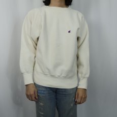画像2: 80's Campion REVERSE WEAVE トリコタグ USA製 目付きスウェット M (2)