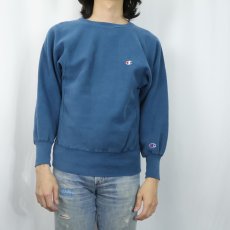 画像2: 90's Campion REVERSE WEAVE USA製 目付きスウェット S (2)