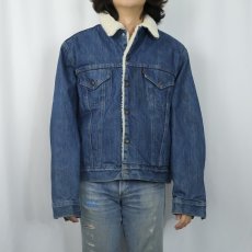 画像2: 70's Levi's USA製 デニムボアジャケット SIZE46 (2)