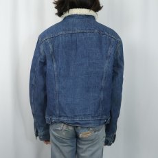 画像3: 70's Levi's USA製 デニムボアジャケット SIZE46 (3)