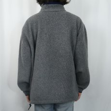 画像3: 90's L.L.Bean ハーフジップ パイルフリースジャケット (3)