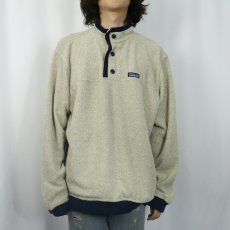 画像2: 2022AW Patagonia シアーリングボタンプルオーバー XL (2)