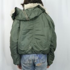 画像3: 80〜90's 民生品 ALPHA INDUSTRIES,INC. N-2B フライトジャケット LARGE (3)