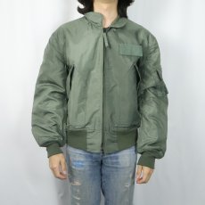 画像2: 2000's U.S.AIR FORCE CWU-36/P フライトジャケット LARGE (2)