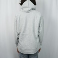 画像3: 90's CAMBER USA製 REVERSE WEAVE TYPE "MENDON VIKINGS" プリントスウェットフーディー L (3)