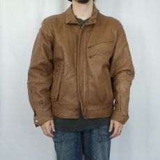 画像2: 80's〜 Wilsons シングルライダースジャケット SIZE44 (2)