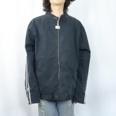 画像2: GAP コットン×ナイロンジップジャケット BLACK XL (2)