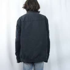 画像3: GAP コットン×ナイロンジップジャケット BLACK XL (3)