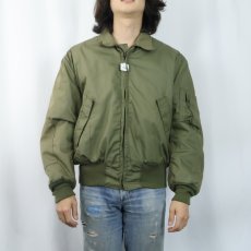 画像2: 80's U.S.ARMY CVC タンカースジャケット ノーメックス LARGE-REGULAR (2)