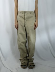画像2: 40's U.S.ARMY チノトラウザーズ W31 (2)