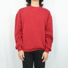 画像2: 90's RUSSELL ATHLETIC USA製 前V 無地スウェット XL (2)