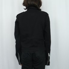 画像4: TRIPP NYC コットンダブルライダースジャケット BLACK M (4)