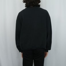 画像3: 90's RUSSELL ATHLETIC 前V 無地スウェット BLACK XL (3)