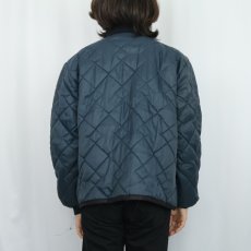 画像3: 70's AIRTOWNE キルティングジャケット NAVY L (3)