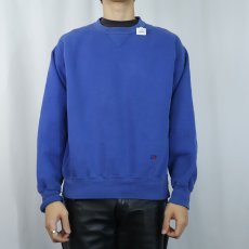 画像2: 90's RUSSELL ATHLETIC USA製 REVERSE WEAVE TYPE 前V 無地スウェット M (2)
