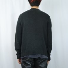 画像3: POLO Ralph Lauren ロゴ刺繍 コットンニットセーター M (3)