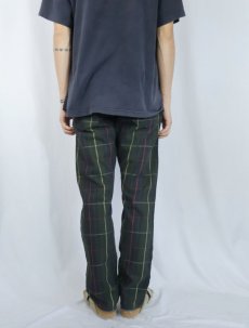 画像3: POLO Ralph Lauren タータンチェック柄 デニムパンツ W35 (3)