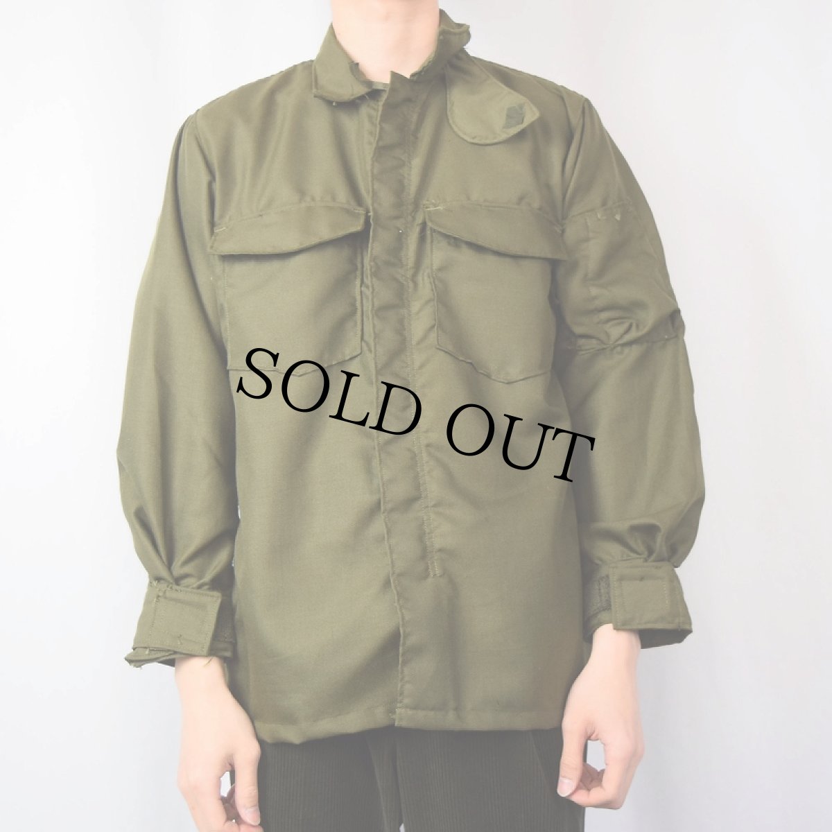 画像2: 70's U.S.ARMY ノーメックス ヘリクルーシャツ MEDIUM REGULAR (2)