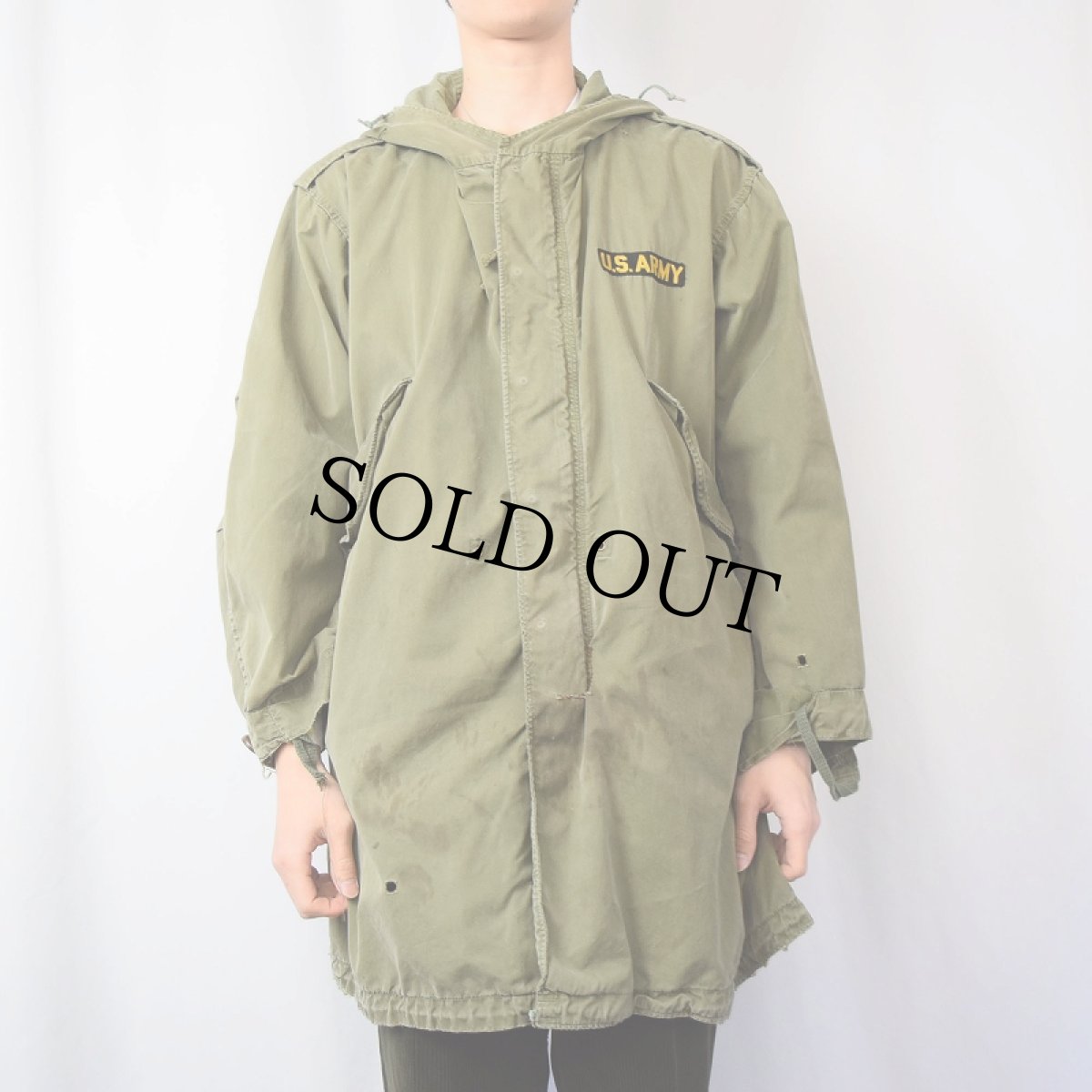画像2: 50's U.S.ARMY M-51 U.S.ARMY モッズコート (2)