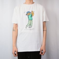 画像2: 90's POLO Ralph Lauren ポロベアプリントTシャツ L (2)