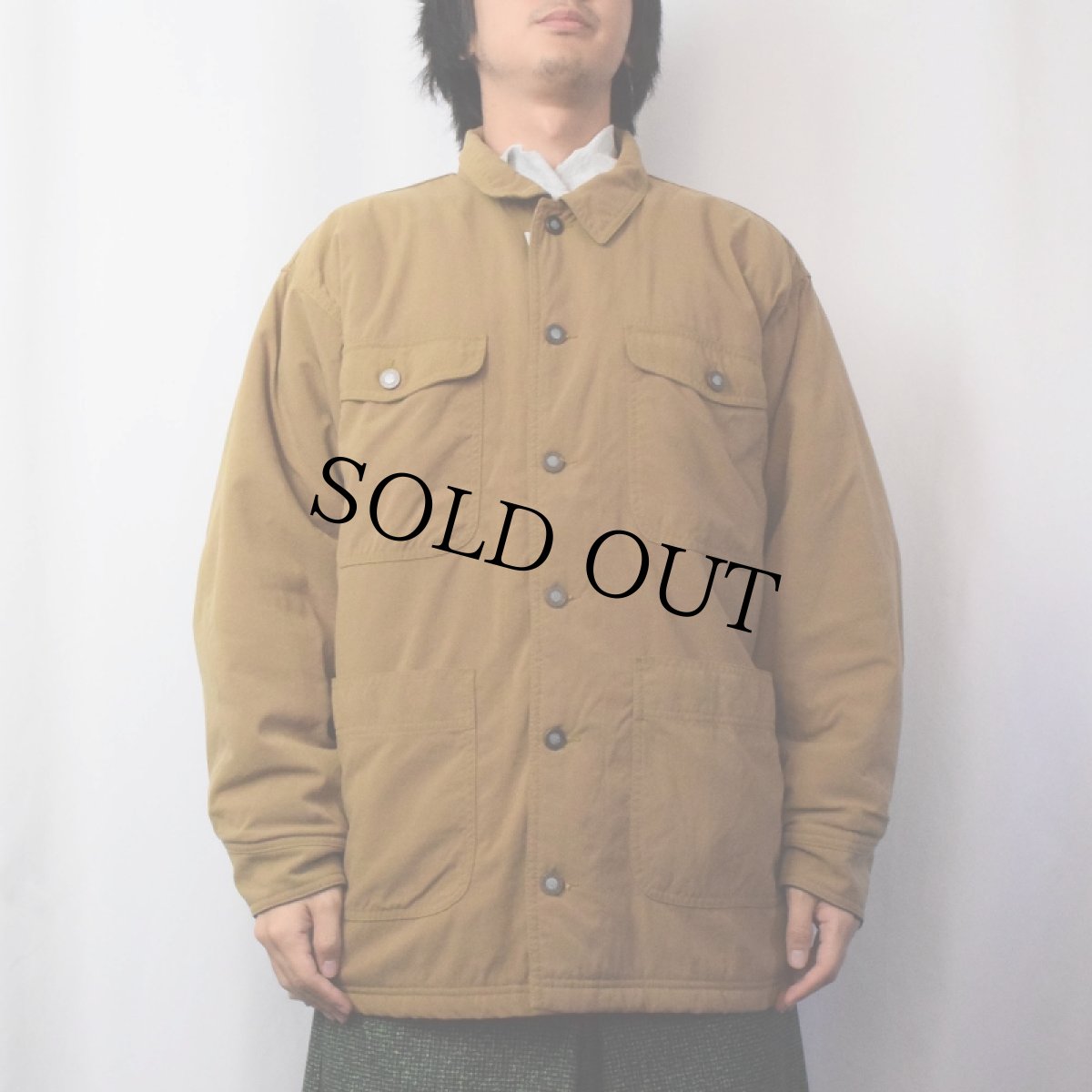 画像3: 90's Patagonia ボアライナー ワークレンジコート (3)