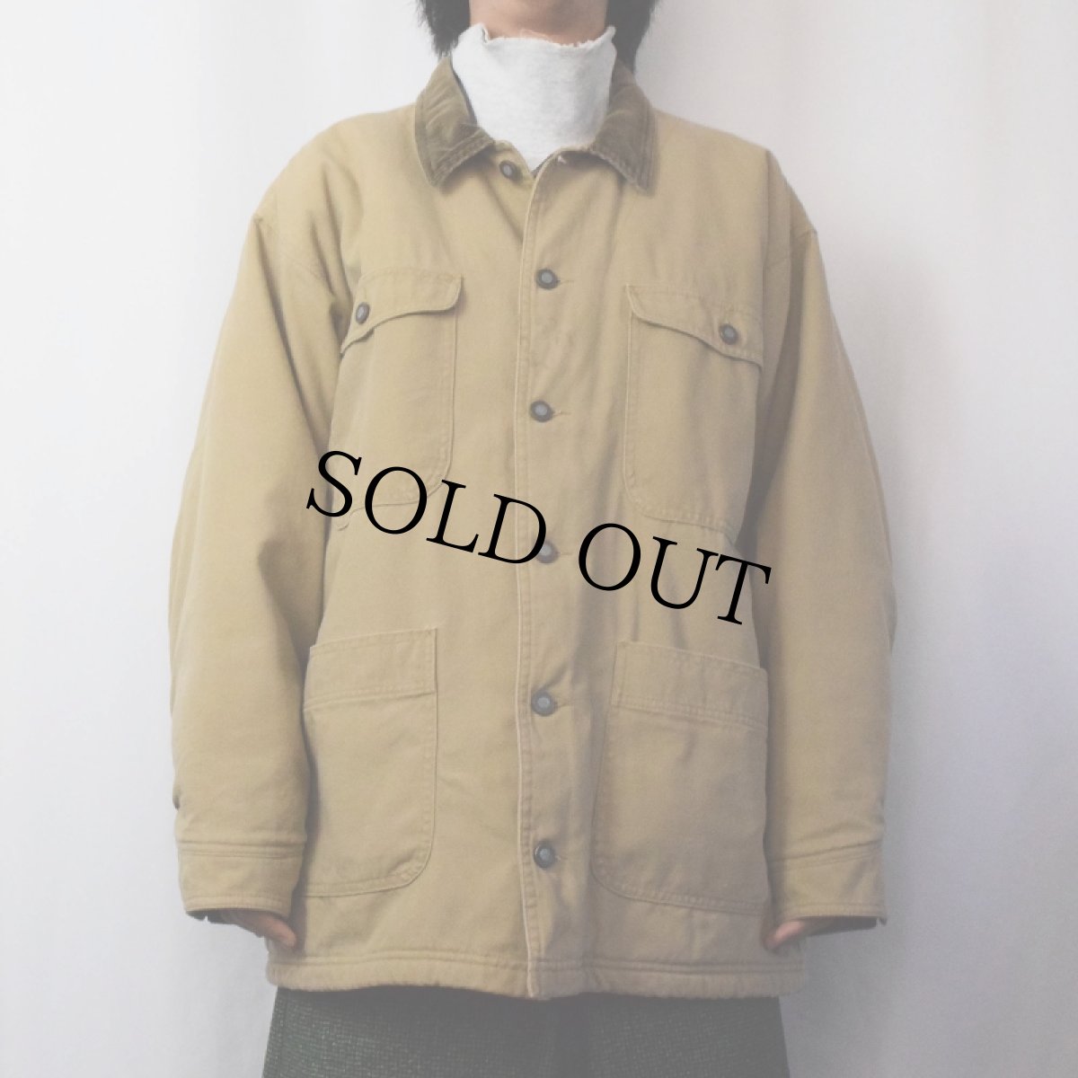 画像3: 90's Patagonia ブルズアイ柄ライナー ヌエボレンジコート L (3)