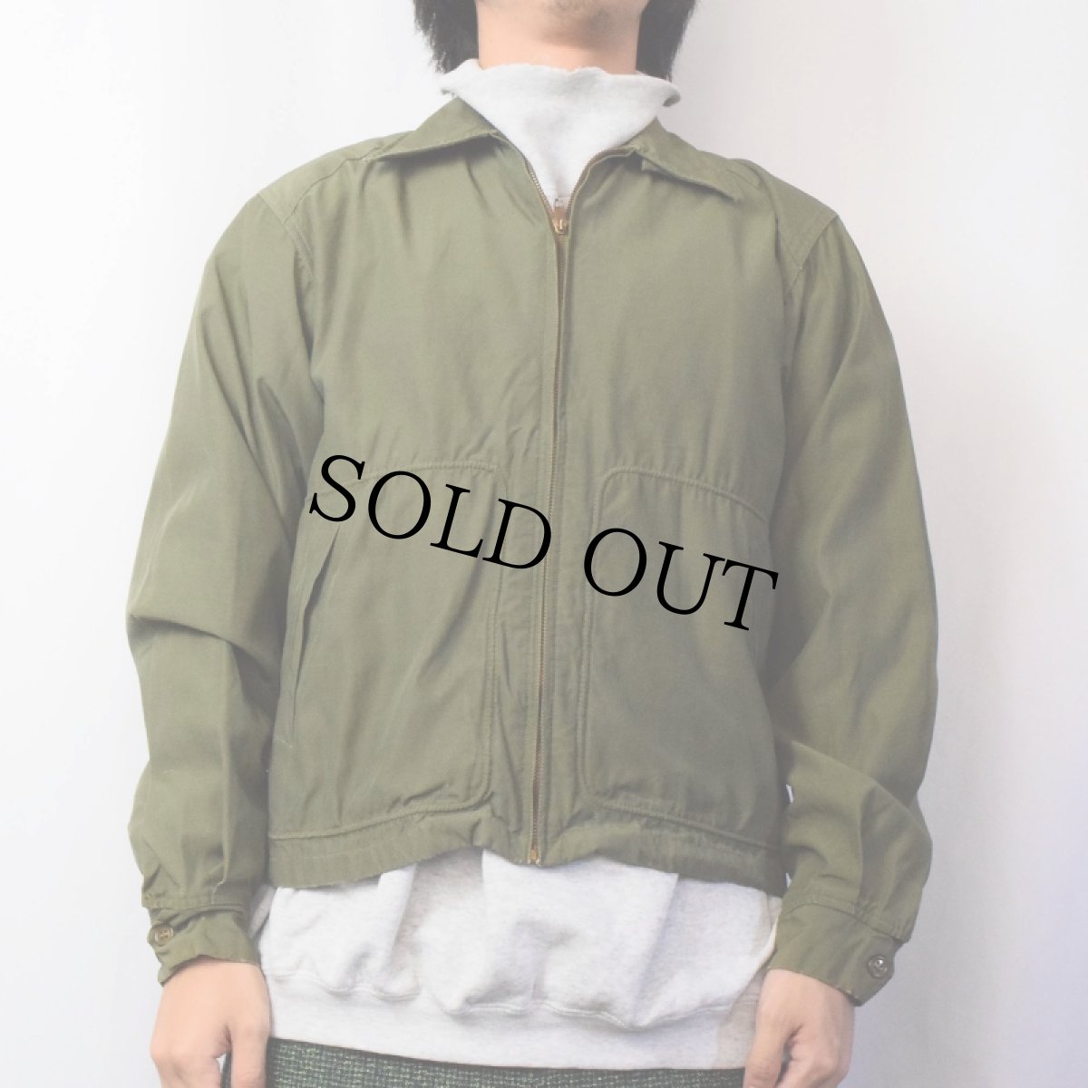 画像2: 50's McGREGOR USA製 "SCOTTISH DRIZZLER" ドリズラージャケット SIZE38 (2)