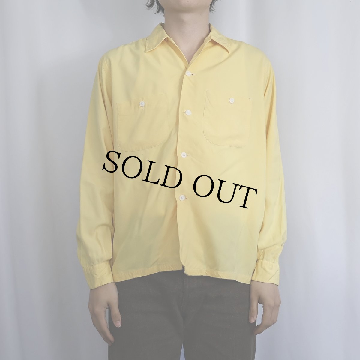 画像2: 50's〜 Glentop オープンカラーレーヨンシャツ M (2)