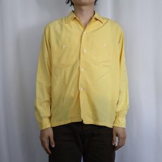 画像2: 50's〜 Glentop オープンカラーレーヨンシャツ M (2)