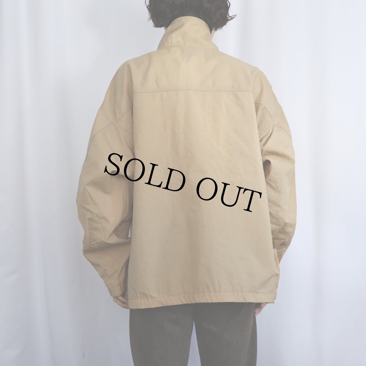 画像3: 【SALE】 90's LANDS' END ナイロンジップジャケット L (3)