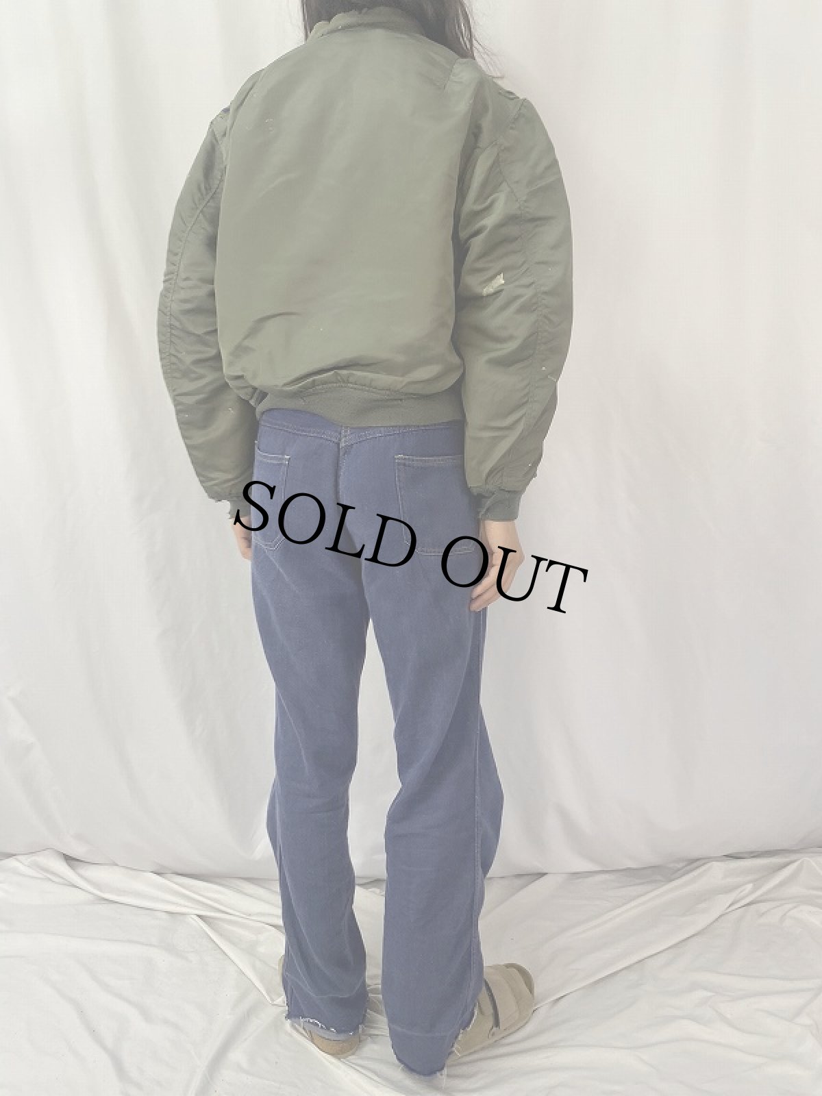 画像5: 70's U.S.AIR FORCE L-2B フライトジャケット LARGE (5)