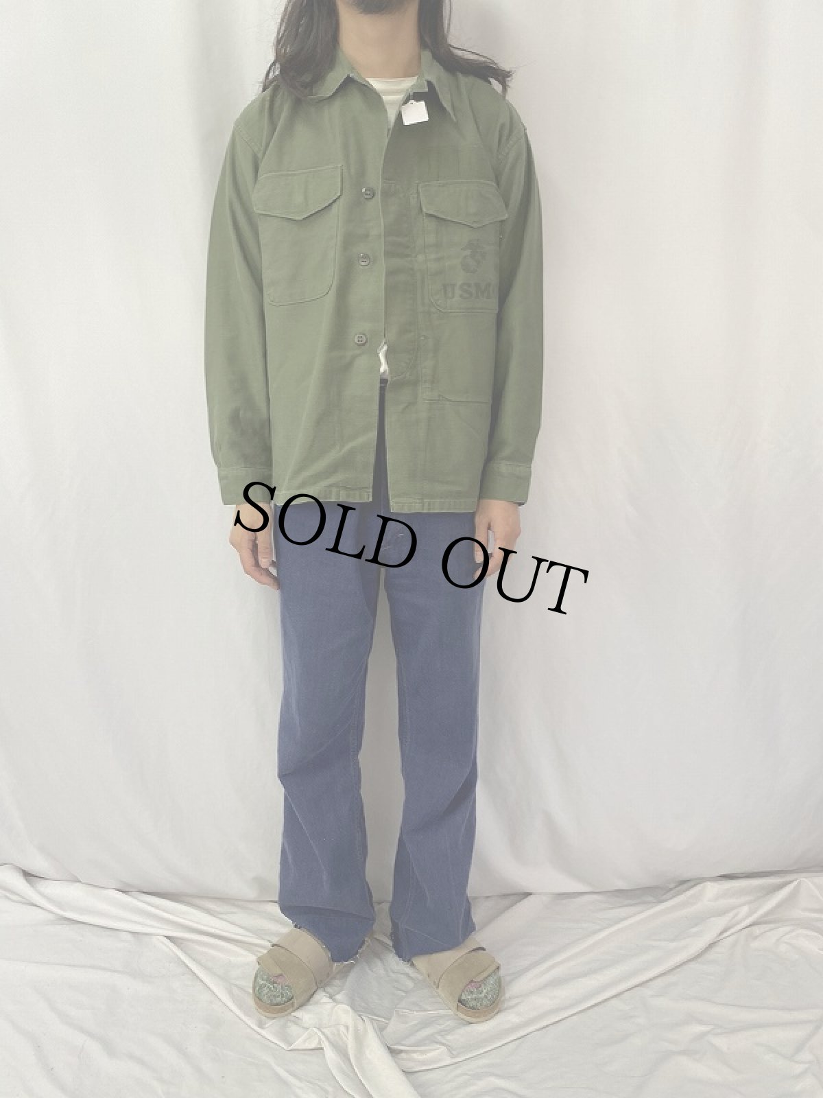 画像2: 50〜60'ｓ USMC ユーティリティジャケット (2)