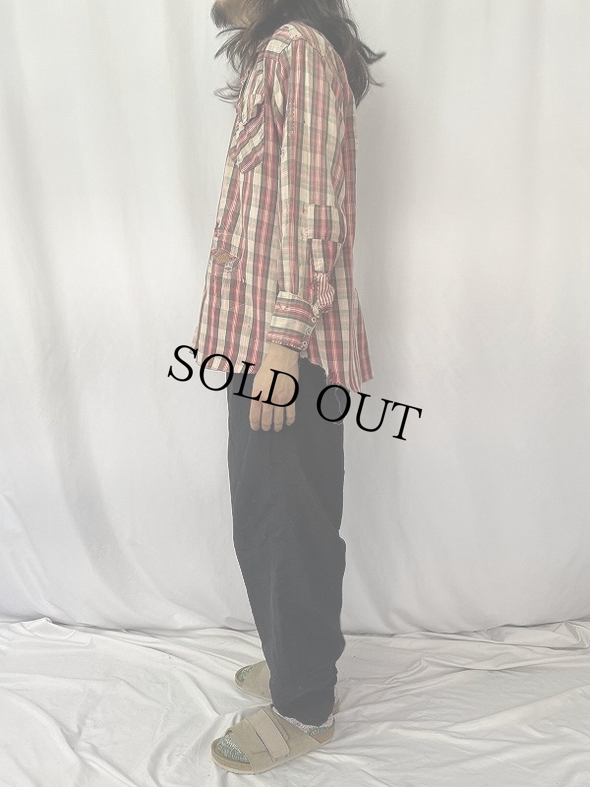 画像3: 50〜60's PRIOR DENVER チェック柄 フランネルウエスタンシャツ (3)