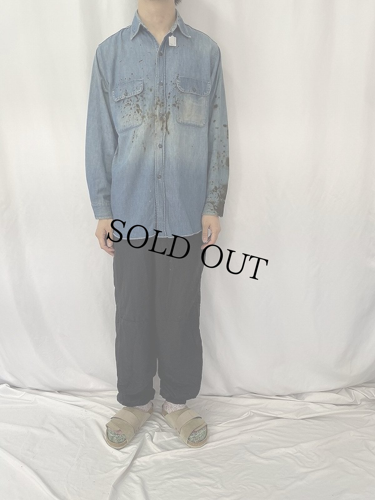 画像2: 60's Years Wear デニムシャツ (2)