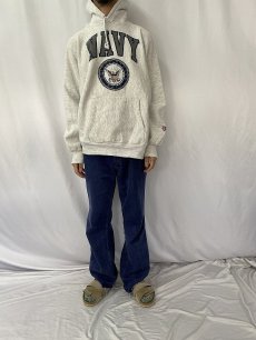 画像2: 90's Champion REVERSE WEAVE "ORKILA" プリントスウェットフーディー XL (2)