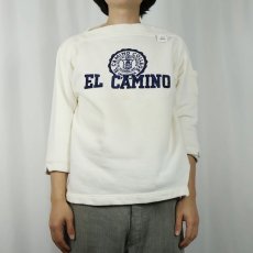 画像2: 60's "EL CAMINO" フロッキープリントスウェット (2)