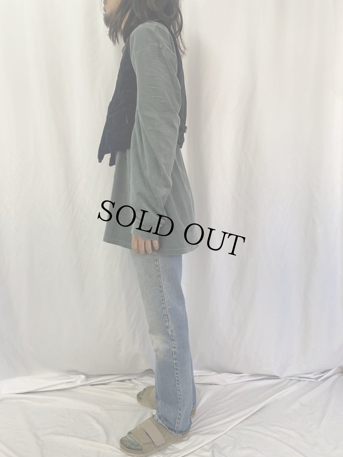 画像3: EURO EIKO コーデュロイ ロガーベスト BLACK (3)