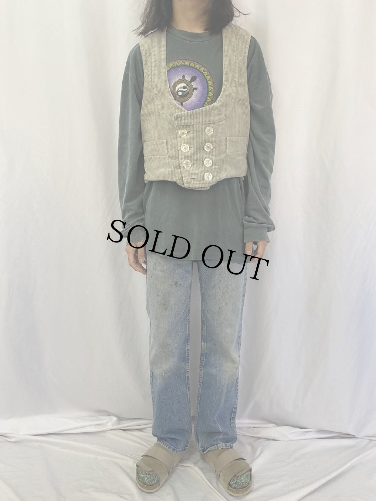 画像2: EURO EIKO コーデュロイ ロガーベスト (2)