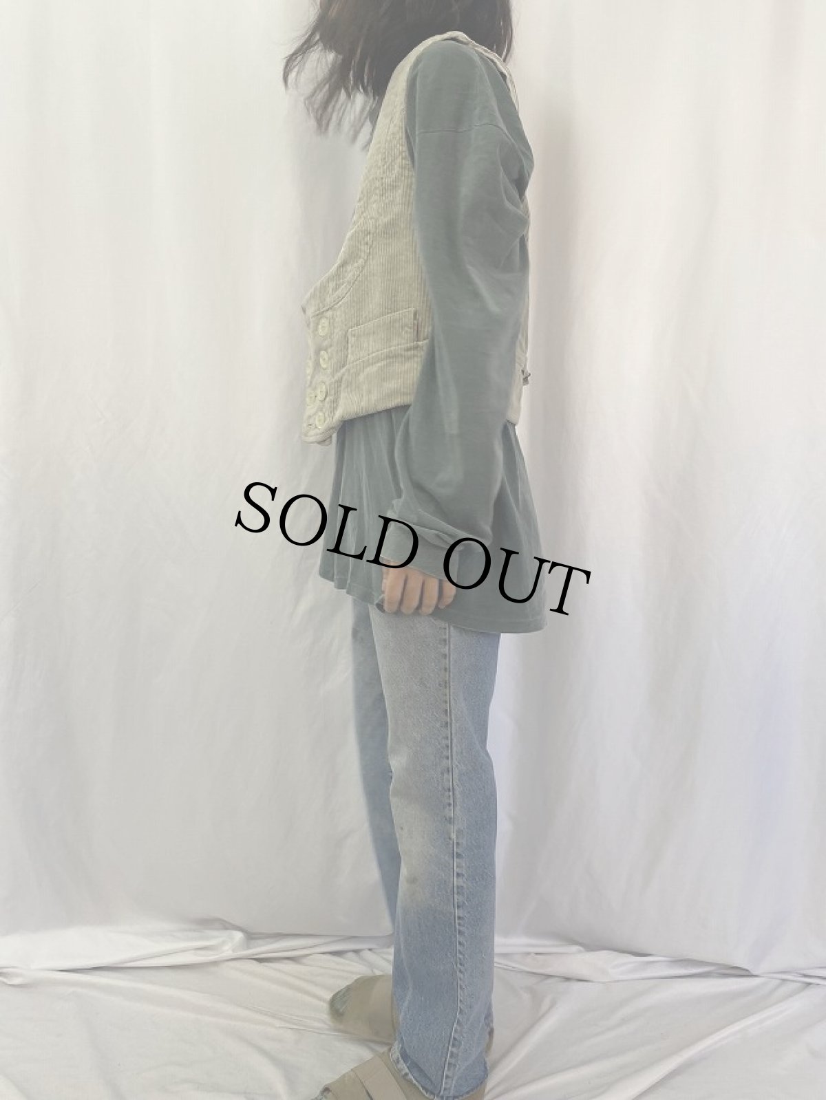 画像3: EURO EIKO コーデュロイ ロガーベスト (3)