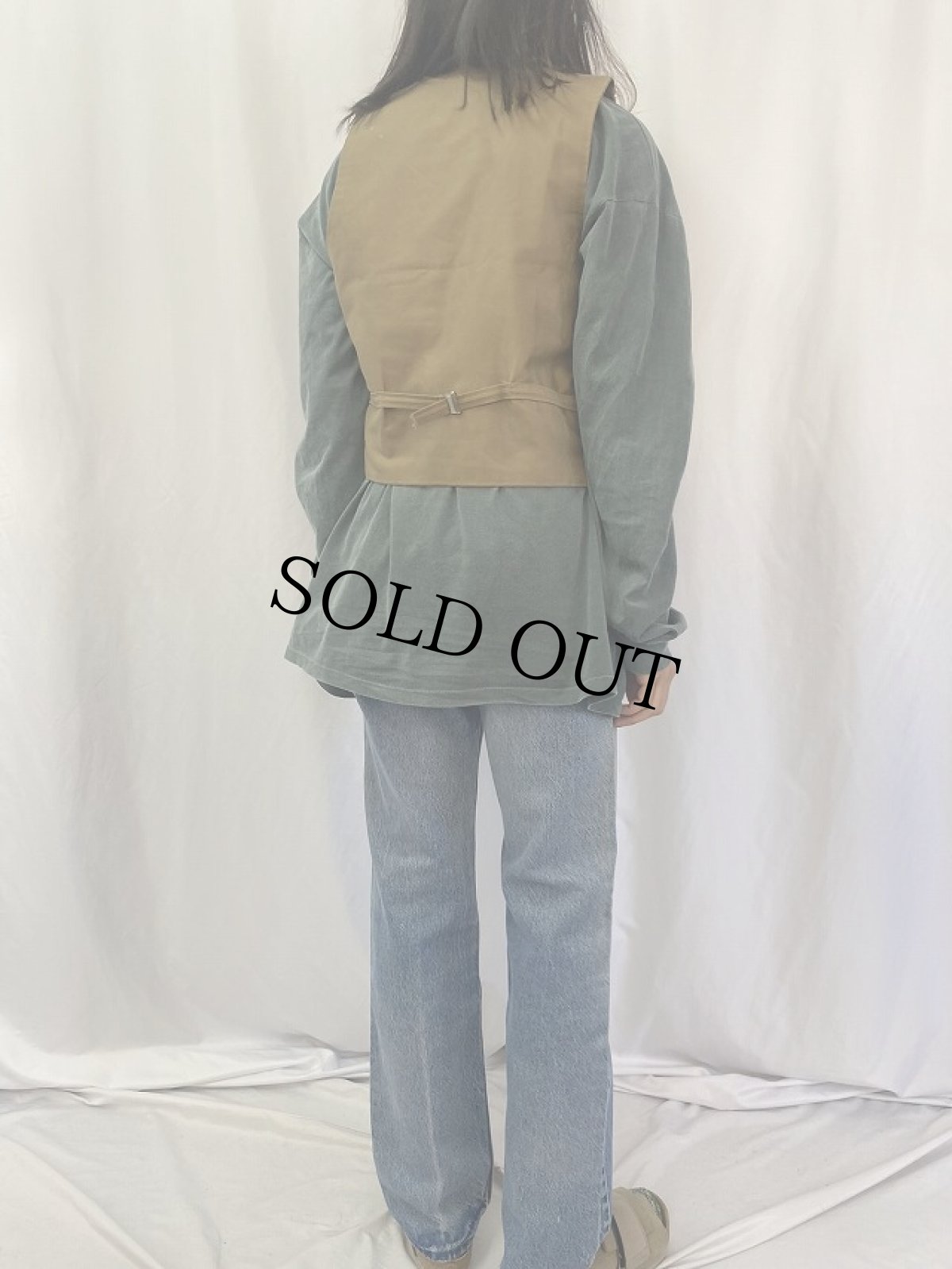 画像5: GERMANY製 コーデュロイ ロガーベスト (5)